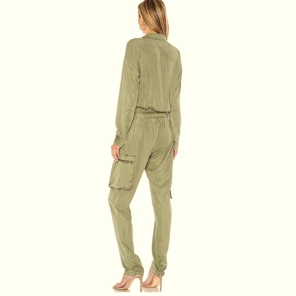 YFB Clothing Utility Zip Jumpsuit – Size S – Olive Green - Picture 3 of 3